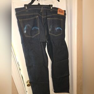 Evisu blue jeans